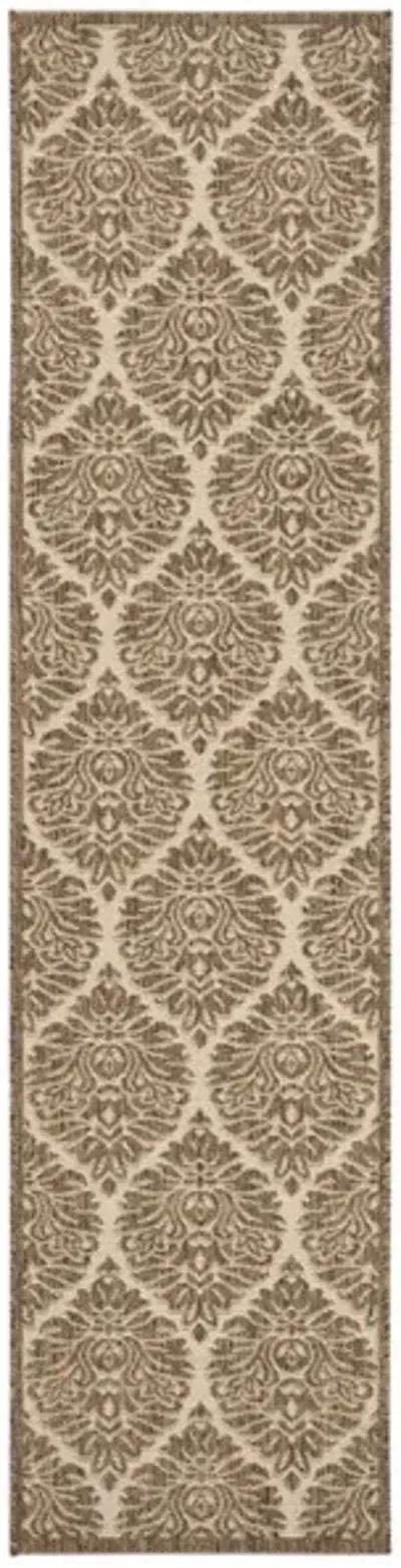 LINDEN 135 Collection LND135C-28 Cream / Beige 2'-2" X 8'