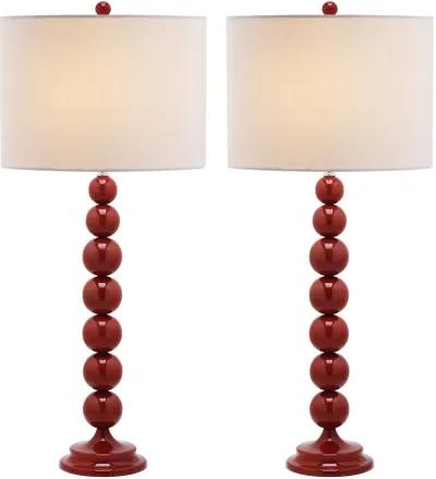 Jenna 31.5-Inch H Stacked Ball Lamp - Set of 2