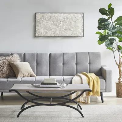 INK+IVY Wilson White/Black Coffee Table