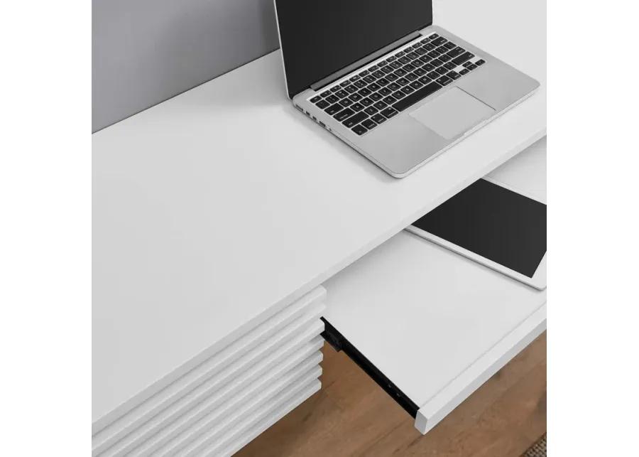 Render Wall Mount Wood Office Desk