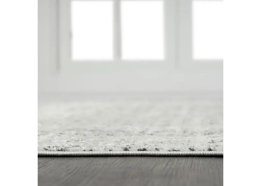 Madison Park Kenzie Grey/Cream Moroccan Bordered Global Woven Area Rug