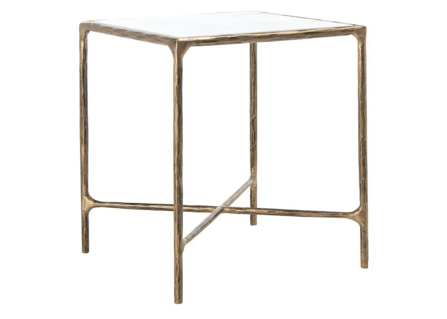 JESSA METAL SQUARE END TABLE