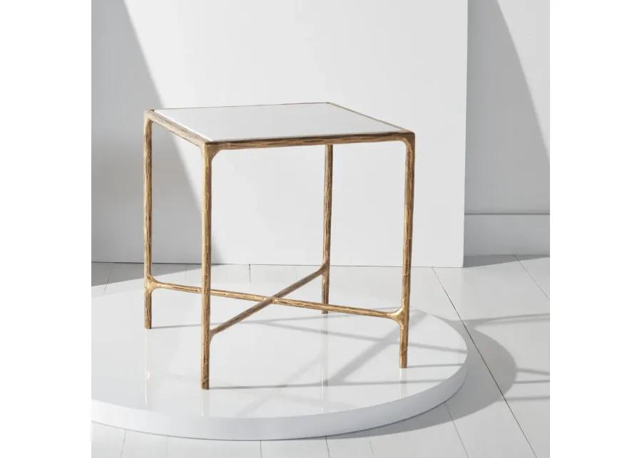 JESSA METAL SQUARE END TABLE