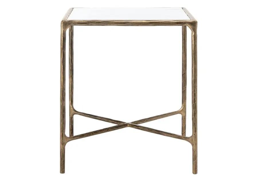 JESSA METAL SQUARE END TABLE