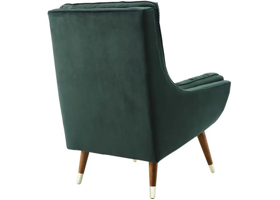 Suggest Button Tufted Performance Lounge Chair