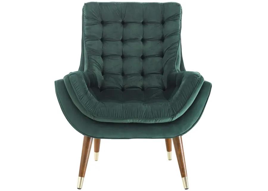 Suggest Button Tufted Performance Lounge Chair