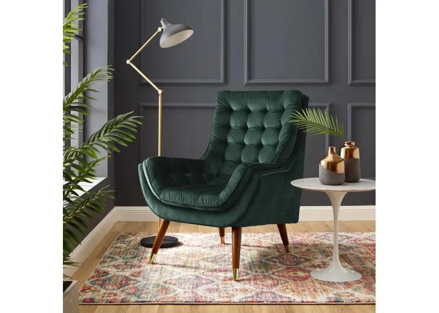 Suggest Button Tufted Performance Lounge Chair