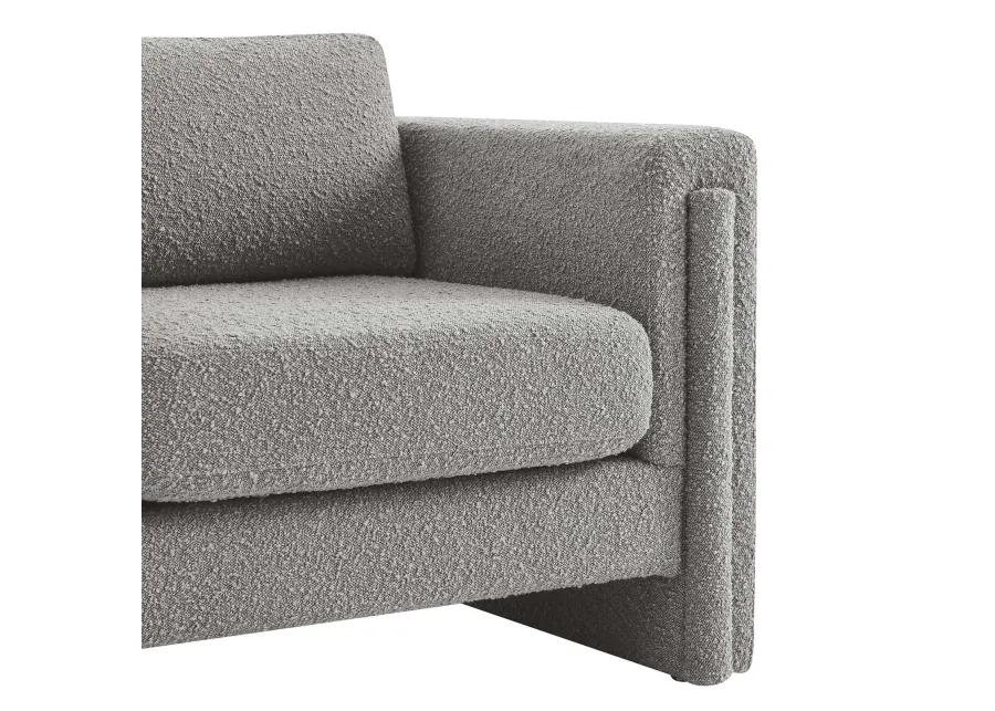 Visible Boucle Fabric Armchair