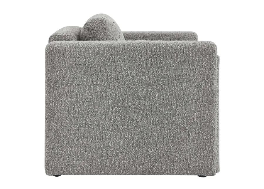 Visible Boucle Fabric Armchair