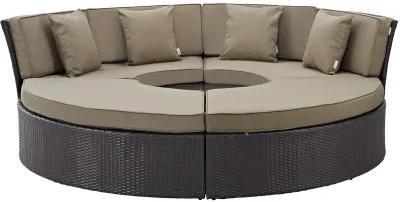 Convene Circular Outdoor Patio Daybed Set