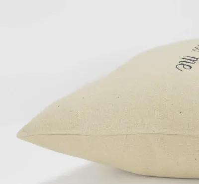 INKED Sentiment- Inked Brown Pillow