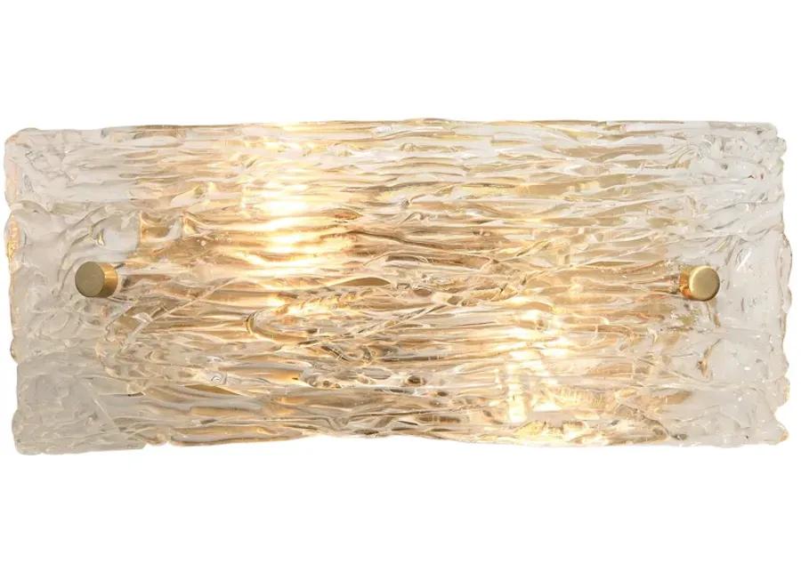 Swan Curved Glass Sconce