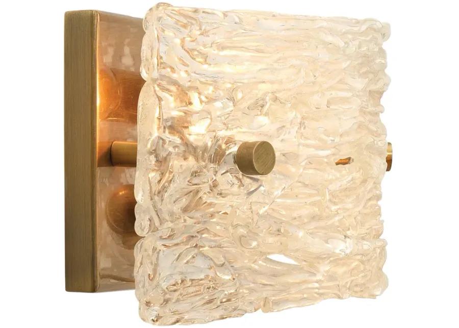 Swan Curved Glass Sconce