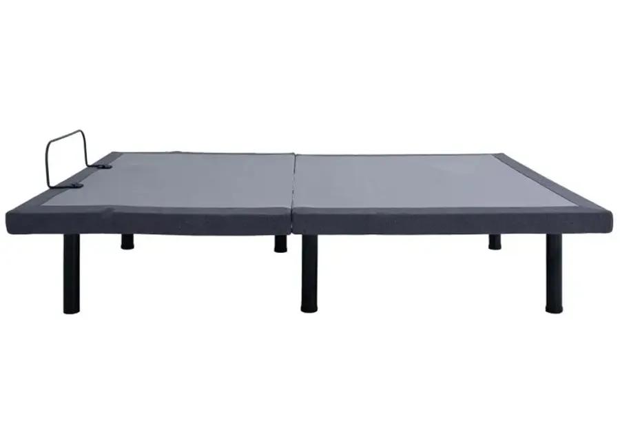 Clara Full Adjustable Bed Base Grey and Black