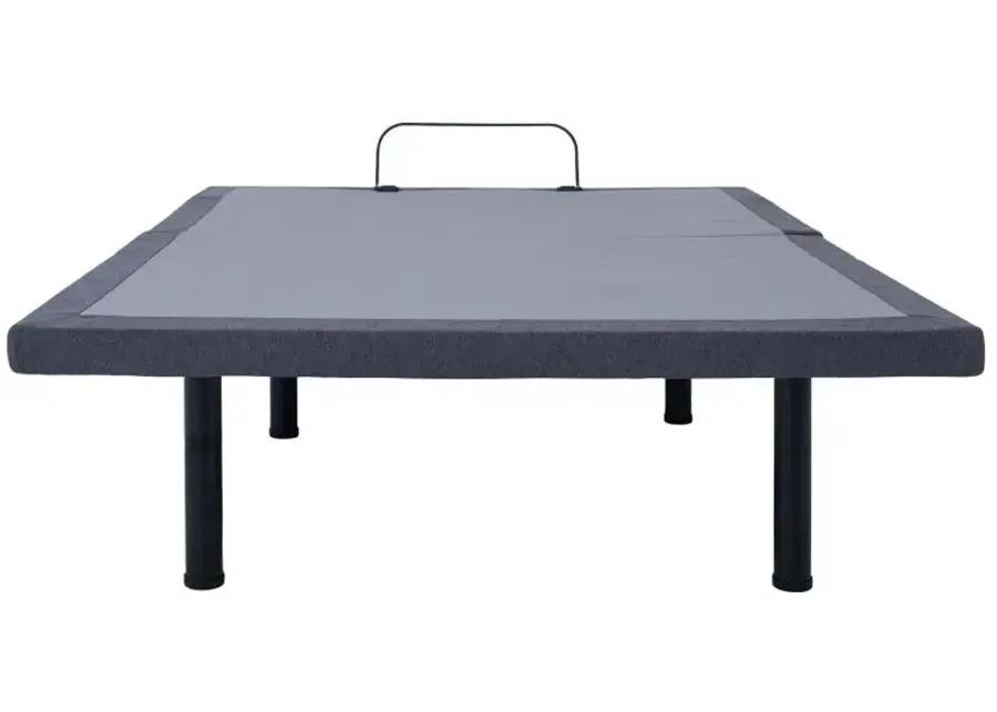 Clara Full Adjustable Bed Base Grey and Black