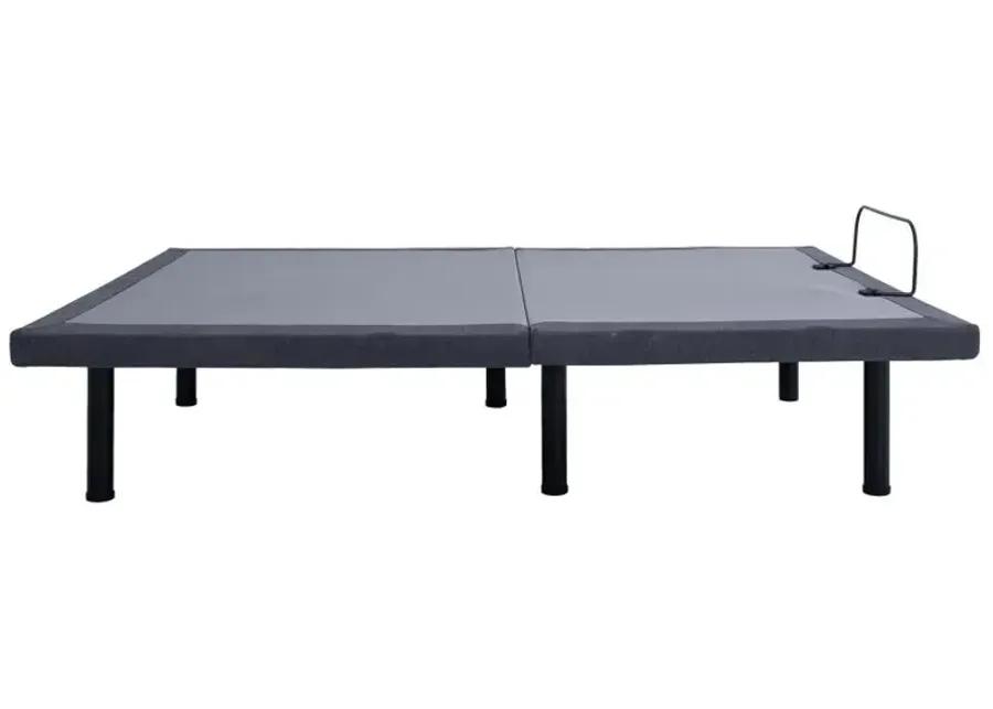 Clara Full Adjustable Bed Base Grey and Black