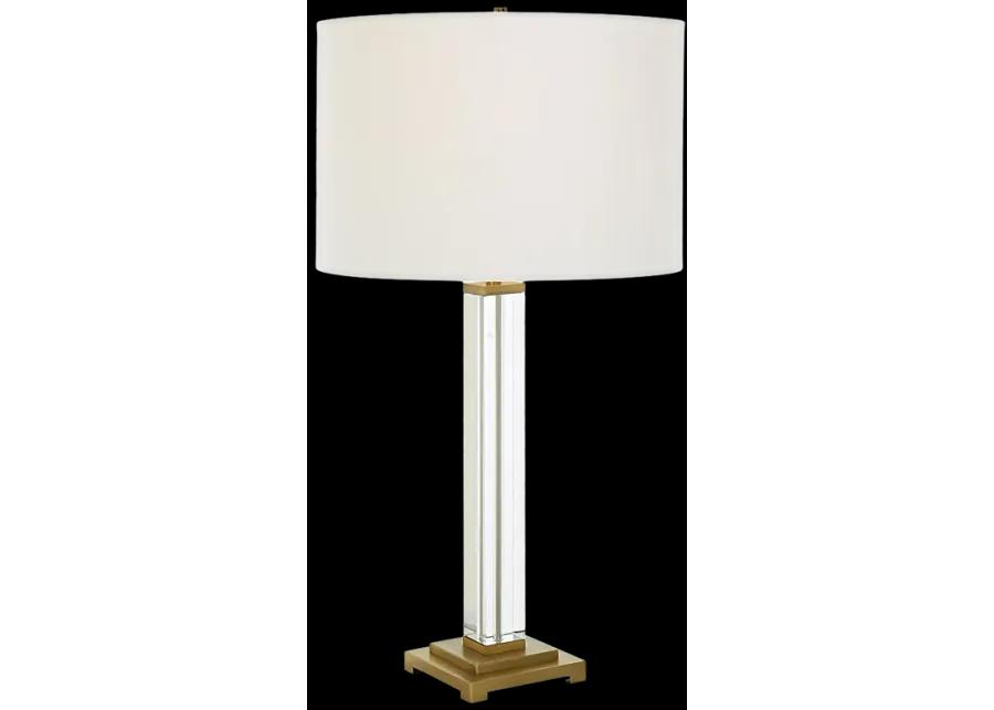 Crystal Column Table Lamp