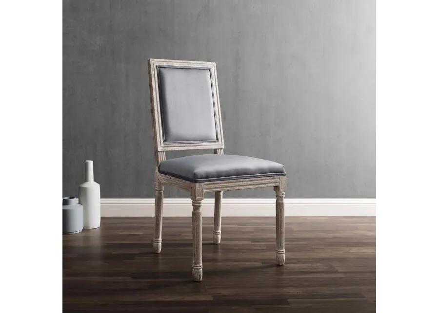 Court French Vintage Performance Velvet Dining Side Chair