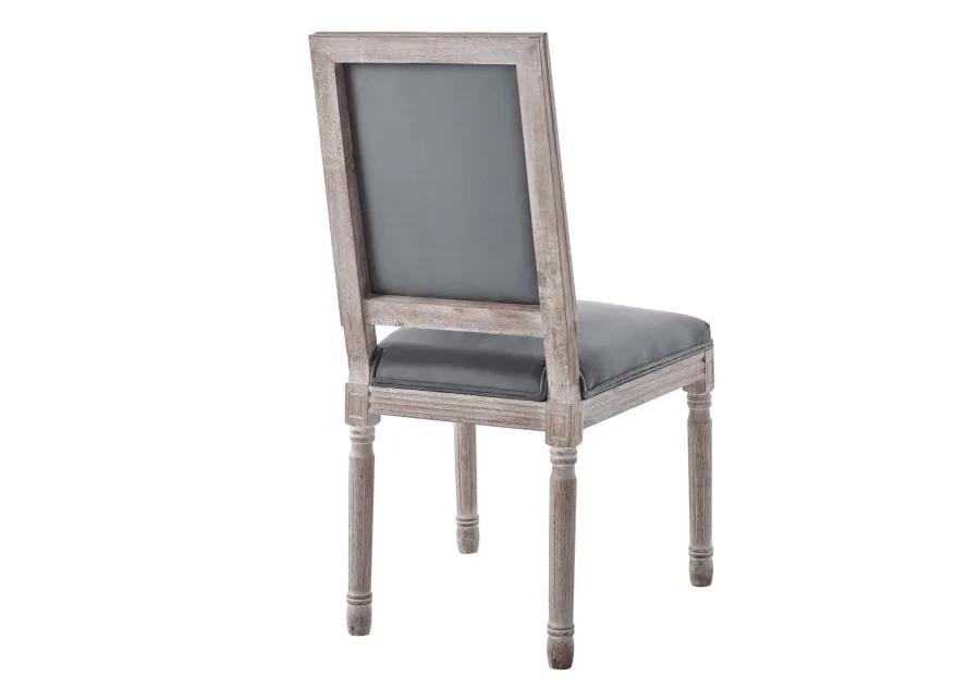 Court French Vintage Performance Velvet Dining Side Chair