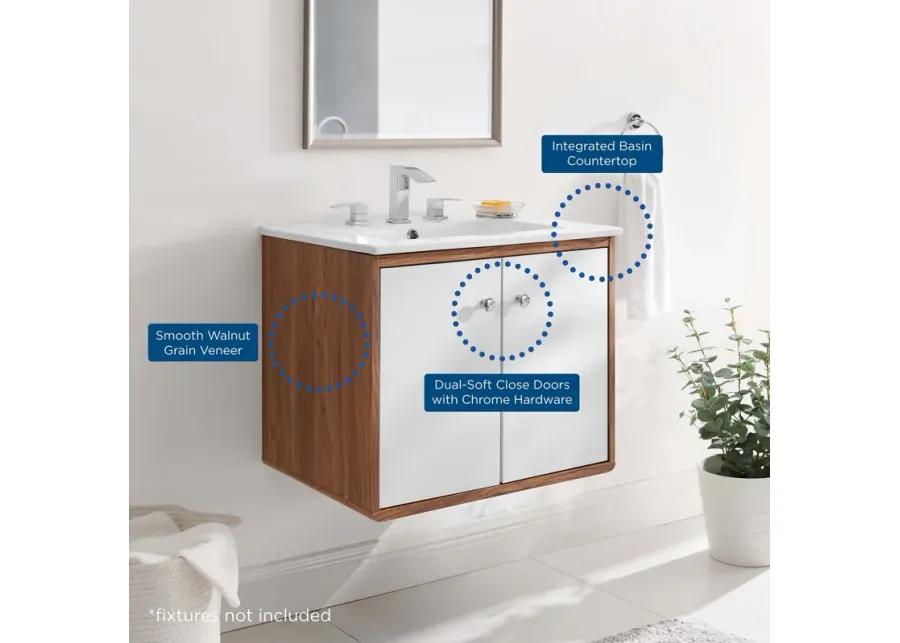 Transmit 24" 	Wall-Mount Bathroom Vanity