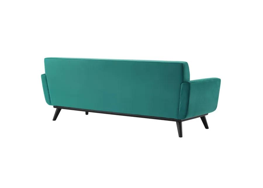 Engage Channel Tufted Performance Velvet Sofa