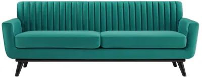 Engage Channel Tufted Performance Velvet Sofa