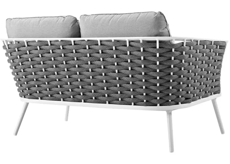 Stance Outdoor Patio Aluminum Loveseat