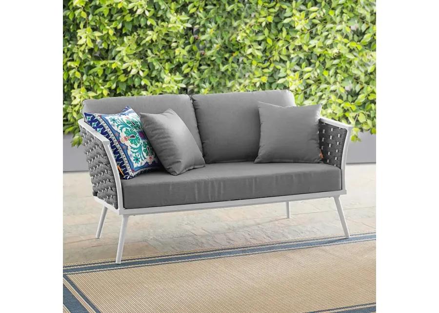 Stance Outdoor Patio Aluminum Loveseat