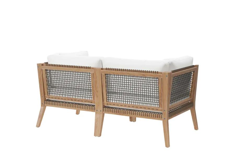 Clearwater Teak Outdoor Loveseat