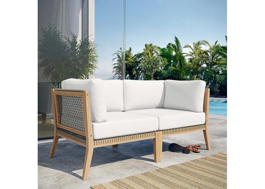 Clearwater Teak Outdoor Loveseat