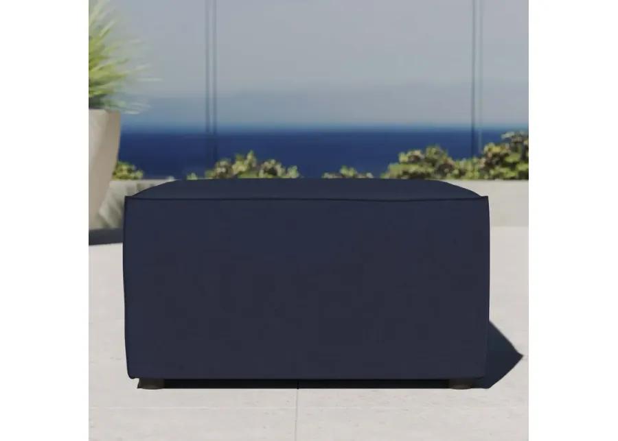 Saybrook Outdoor Patio Upholstered Sectional Sofa Ottoman