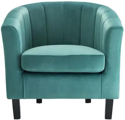 Prospect Channel Tufted Performance Velvet Armchair