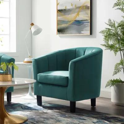 Prospect Channel Tufted Performance Velvet Armchair