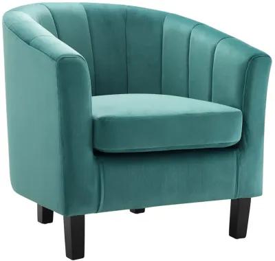 Prospect Channel Tufted Performance Velvet Armchair