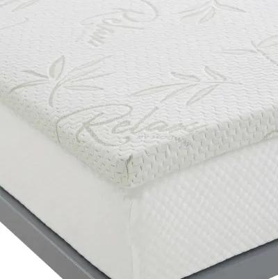 Relax Queen 2" Gel Memory Foam Mattress Topper