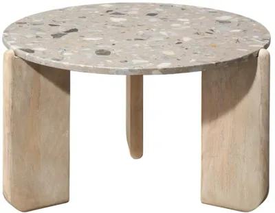 Quarry Wood and Terrazzo Coffee Table