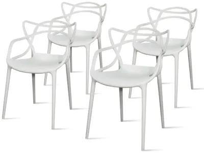 Russell Molded Pp Dining Chair -Set Of 4