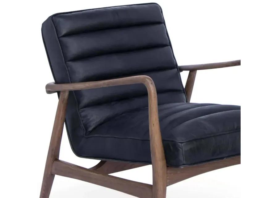 Piper Chair (Antique Black Leather)