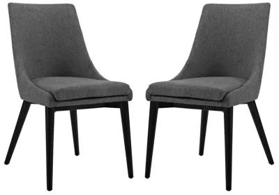 viscount Dining Side Chair Fabric Set of 2