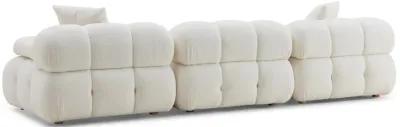 Calliope Cream Vegan Shearling Modular Sofa