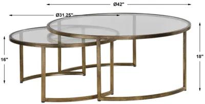 Rhea Nested Coffee Tables S/2