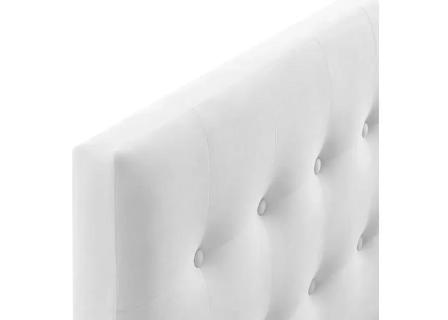 Emily Queen Biscuit Tufted Performance Velvet Headboard