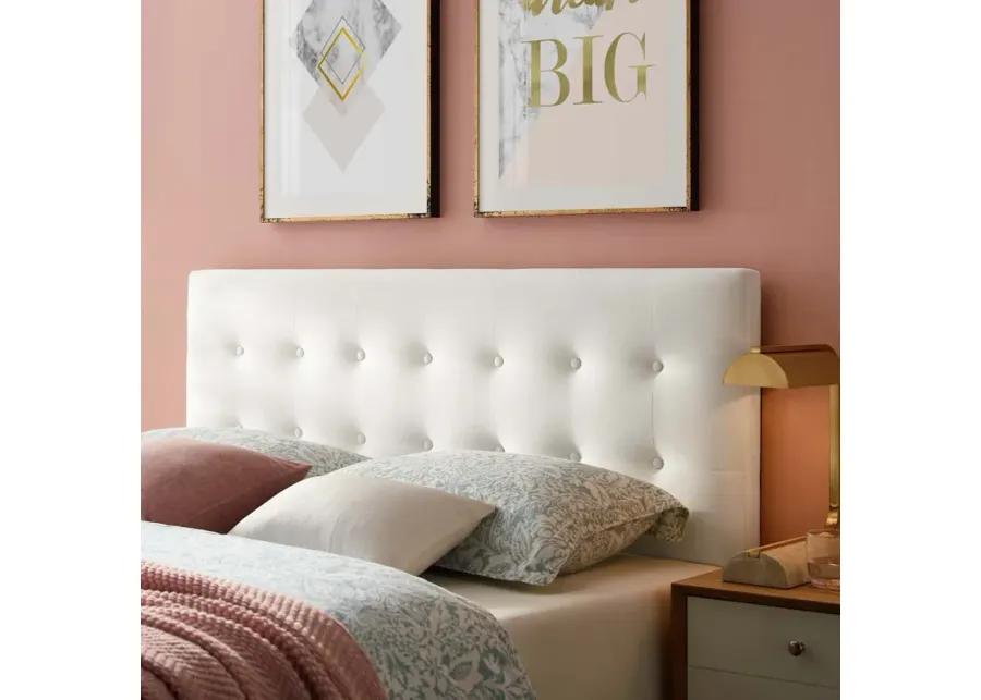 Emily Queen Biscuit Tufted Performance Velvet Headboard