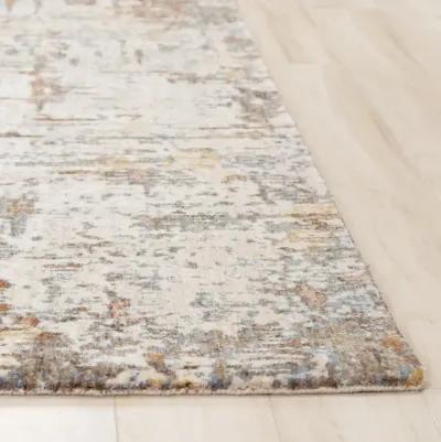 Jasper Ivory/Multi Abstract Recycled Polyester 8' x 10' Rectangle Rug