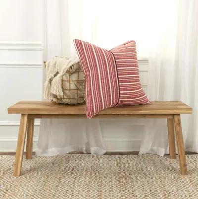 Stripe Red Pillow