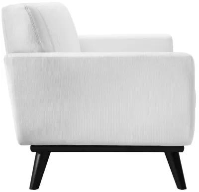 Engage Channel Tufted Fabric Loveseat