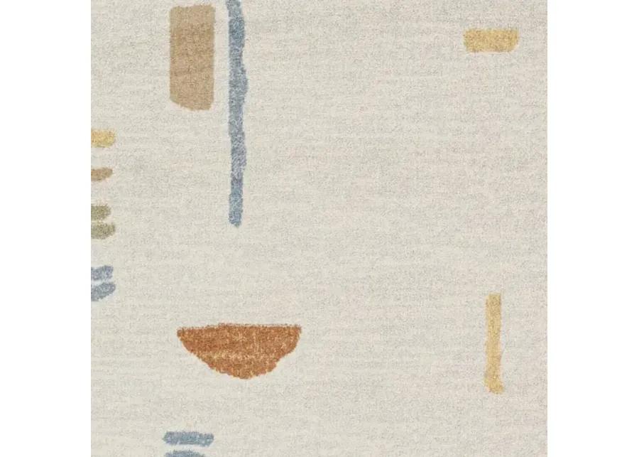 Lillian LLL-2313 6'7" x 9' Machine Woven Rug