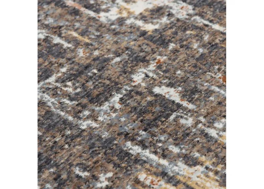 Jasper Multi Abstract Recycled Polyester 2'6" x 8' Runner Rug