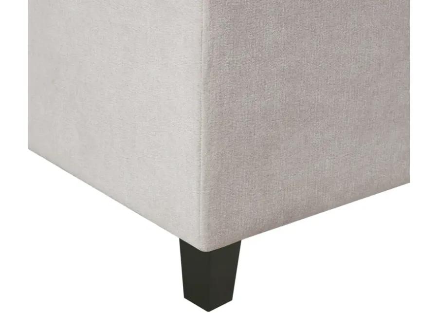 Madison Park Shandra Natural Tufted Top Soft Close Storage Bench