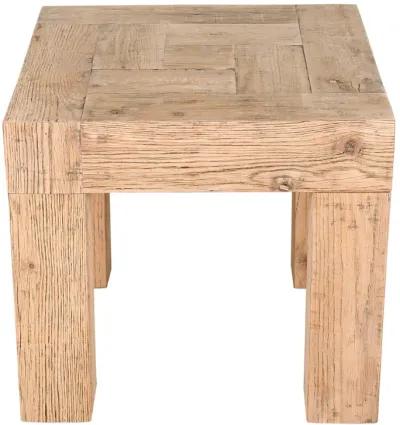 EVANDER SIDE TABLE AGED OAK